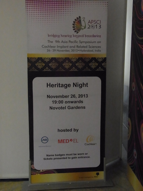 Heritage Night-APSCI2013
